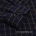 Fashion 100% cotton flannel shirt in autumn